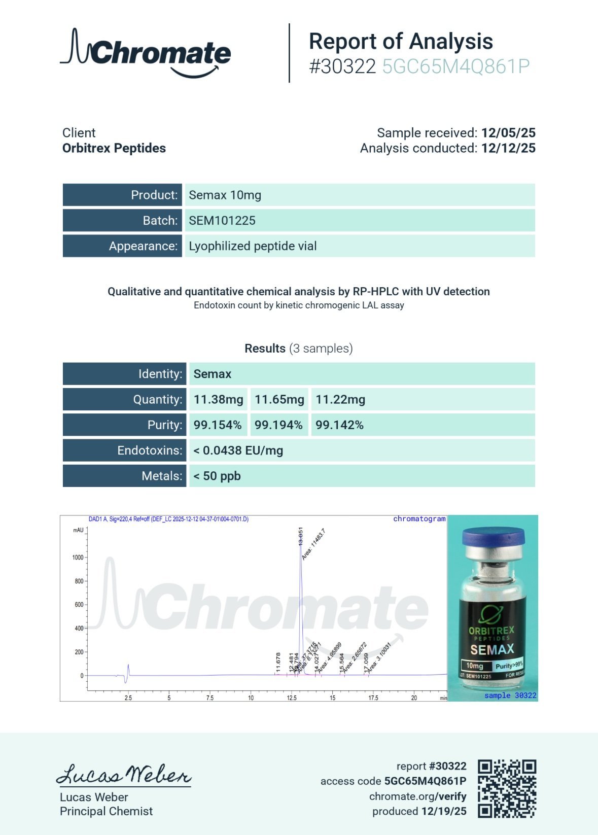 Semax 10mg - Image 2