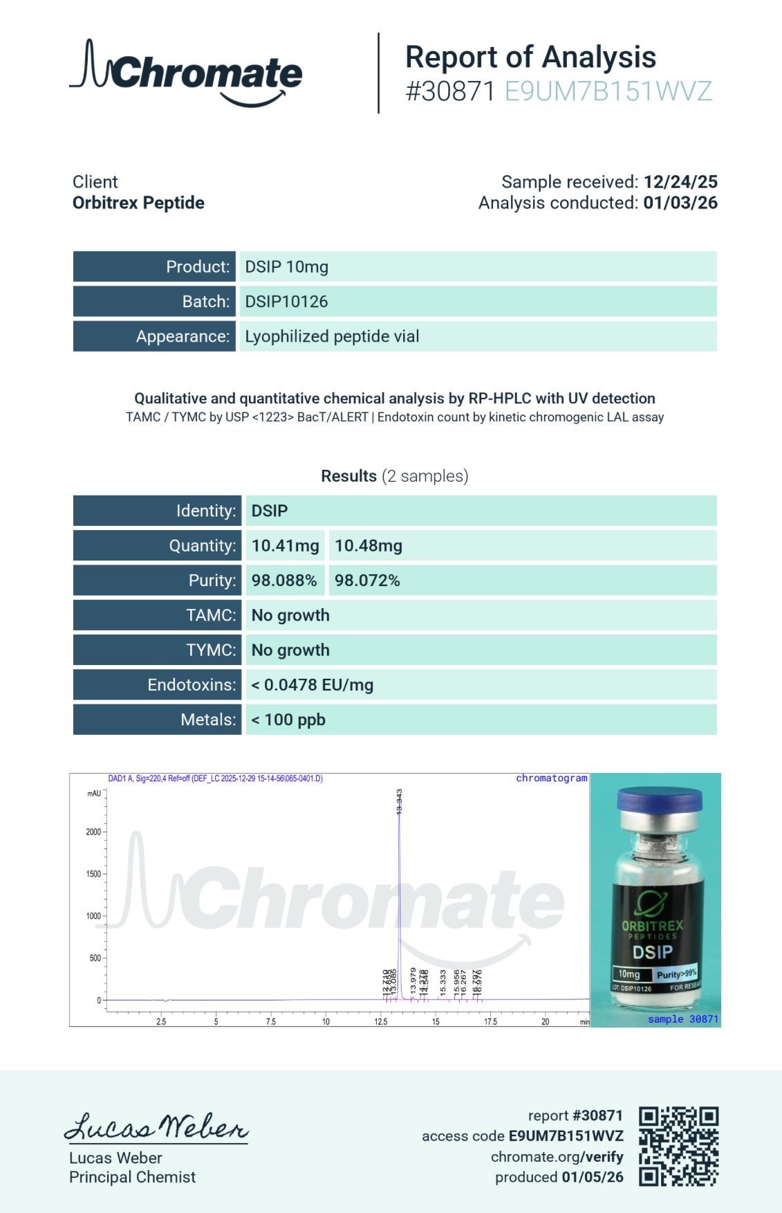 DSIP 10mg - Image 2